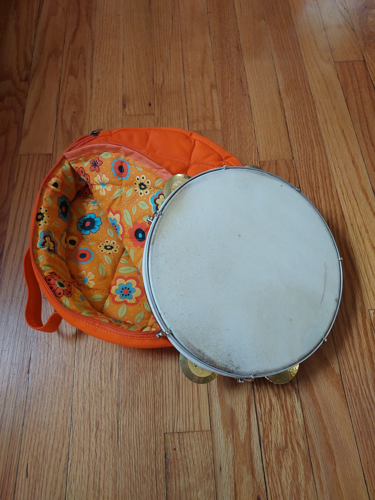(P5) Pandeiro by Rafael Toledo, Orange bag