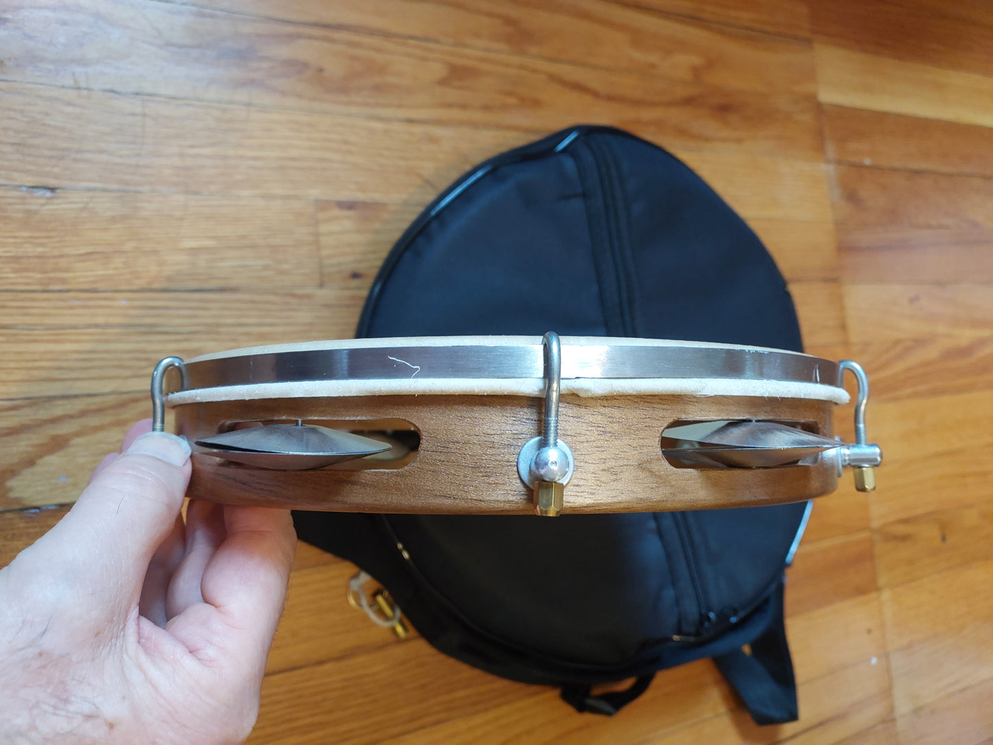 (P7) Dyorman 10" Pandeiro (Aluminum platinelas)
