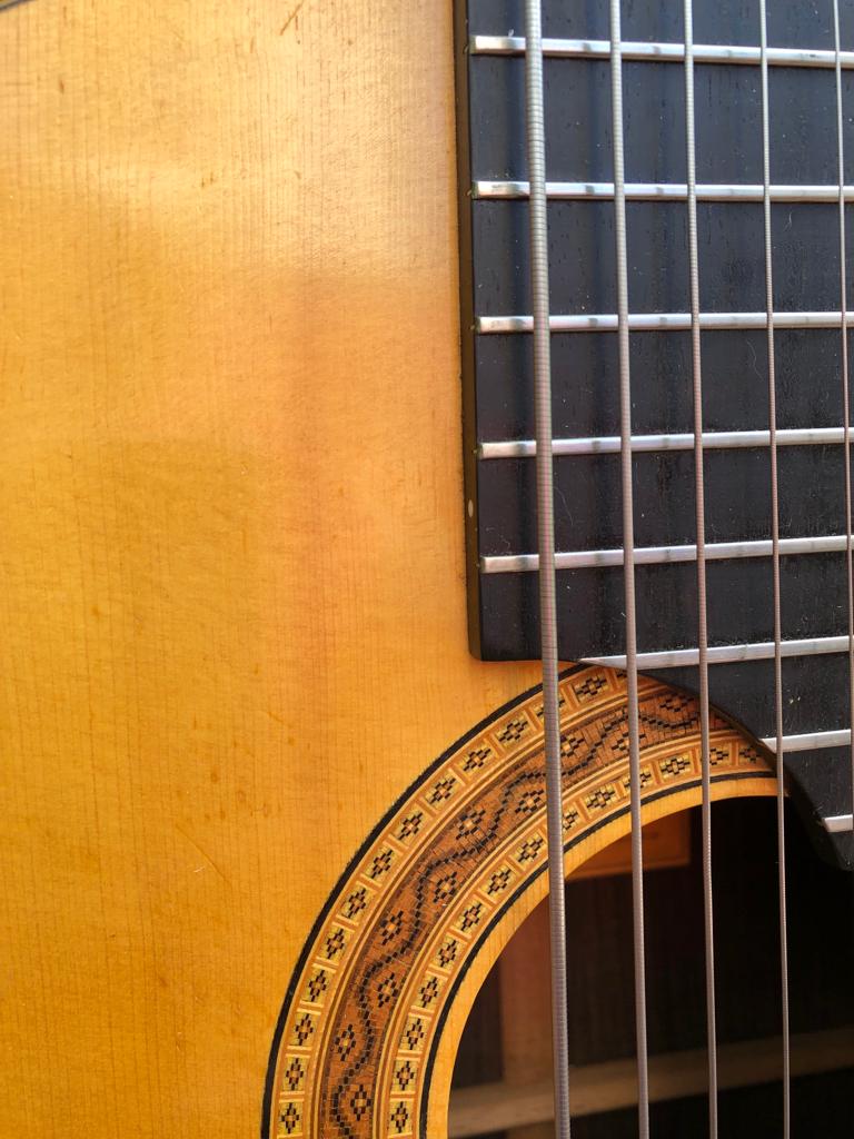 Lineu Bravo 7-String Guitar, Modelo Rogério Caetano, (steel strings) SOLD