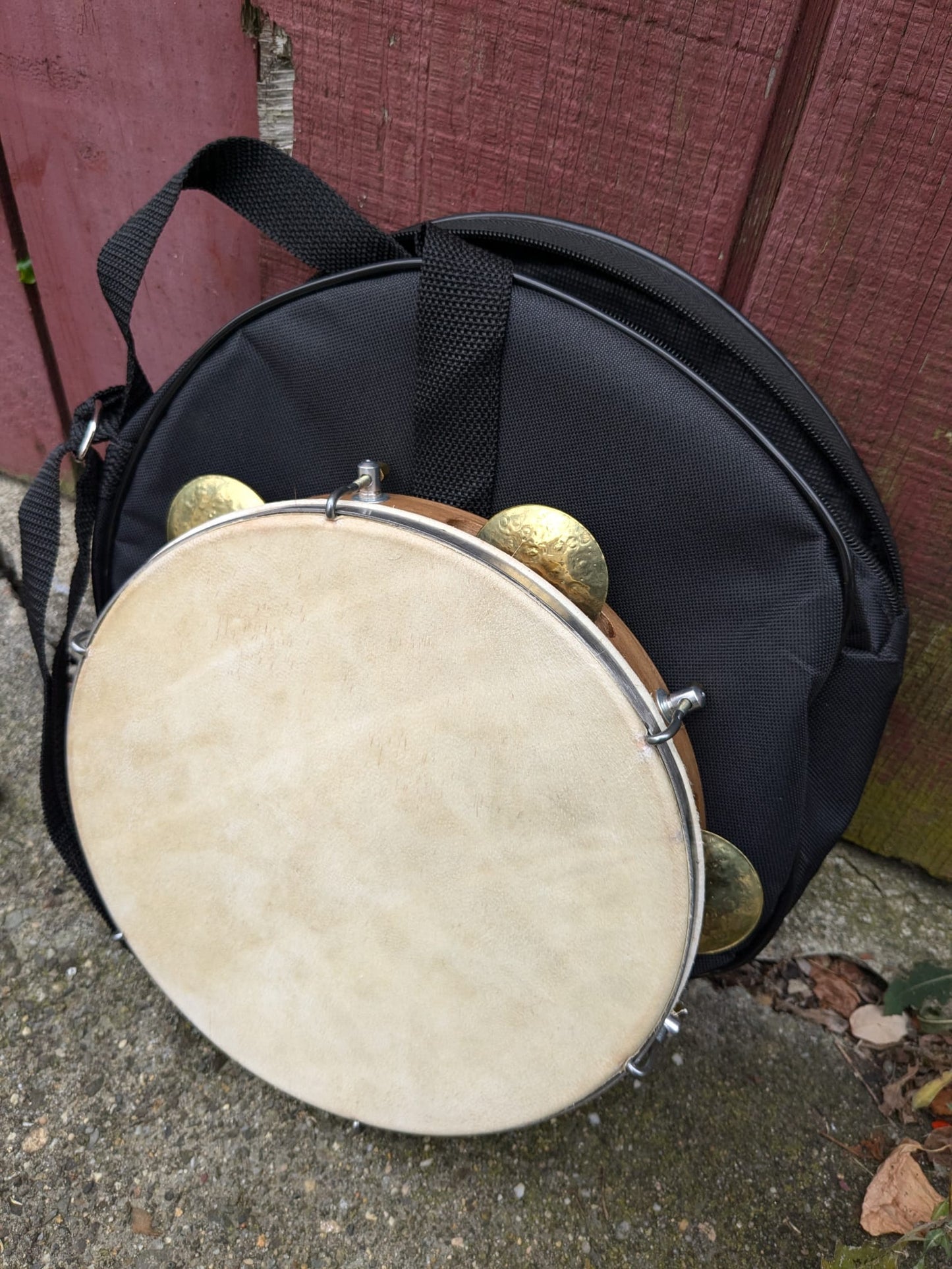 (P9) Dyorman 10" Pandeiro (Brass platinelas)