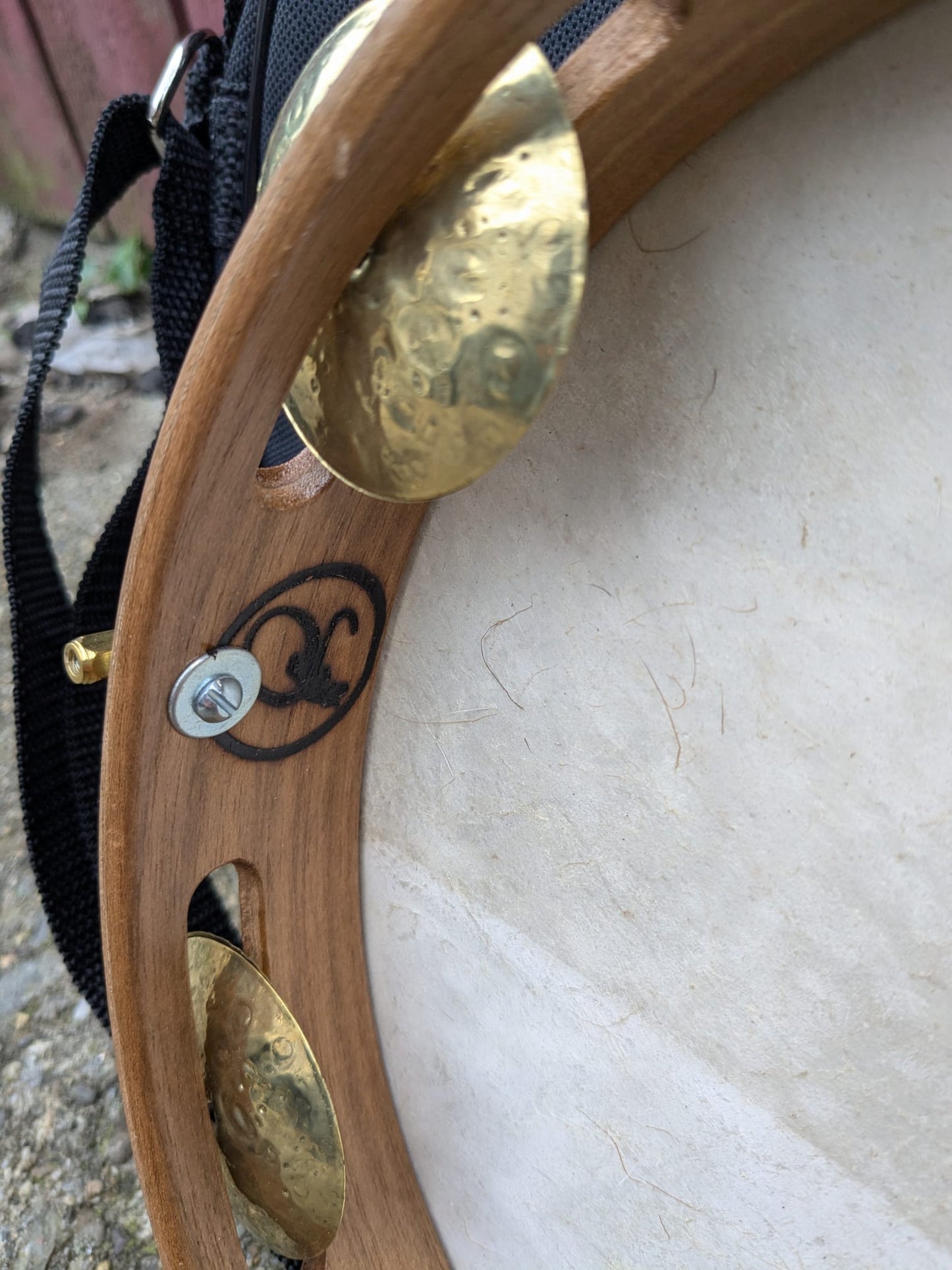 (P9) Dyorman 10" Pandeiro (Brass platinelas)