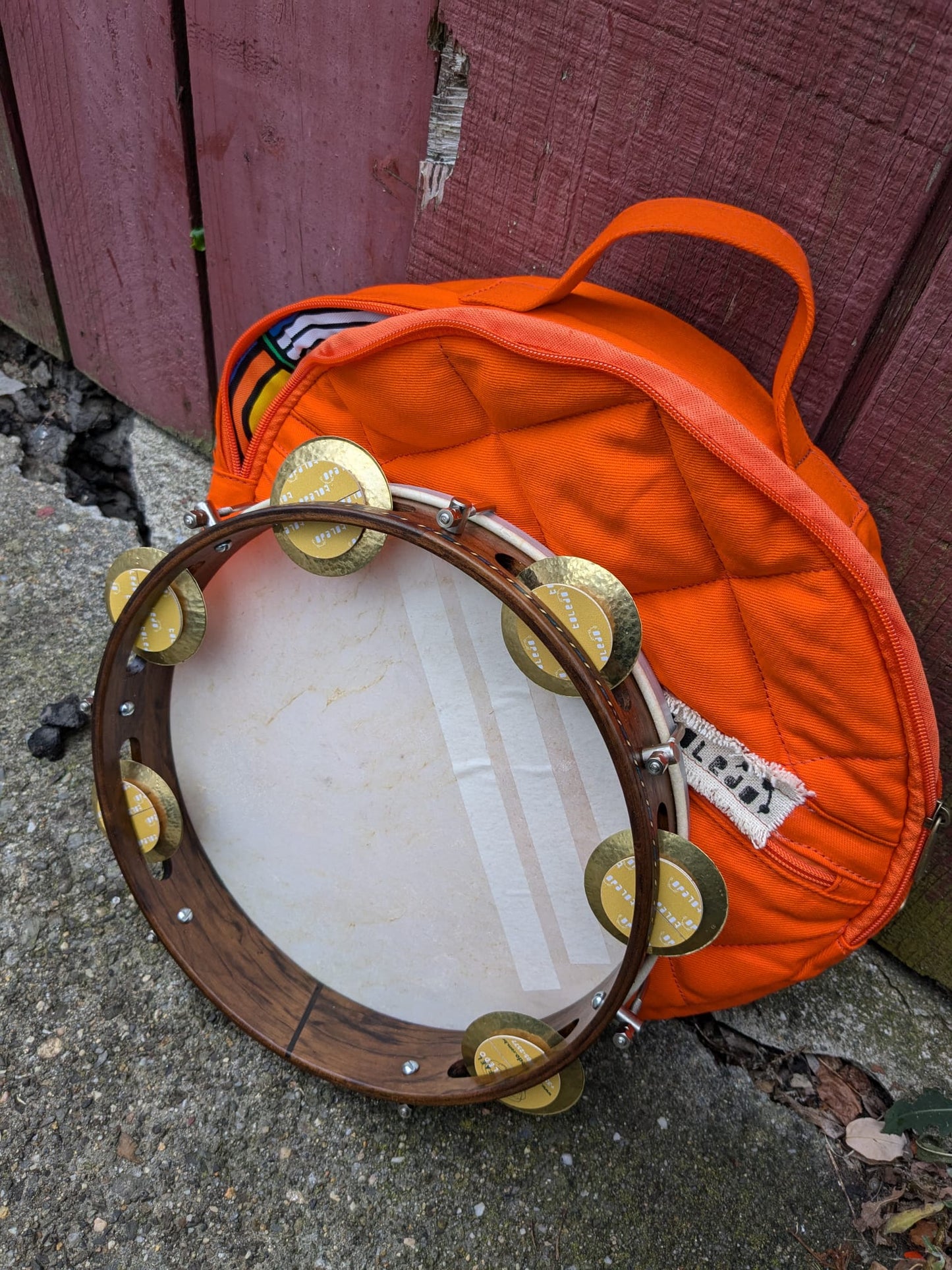 (P4) Pandeiro by Rafael Toledo (Orange bag)