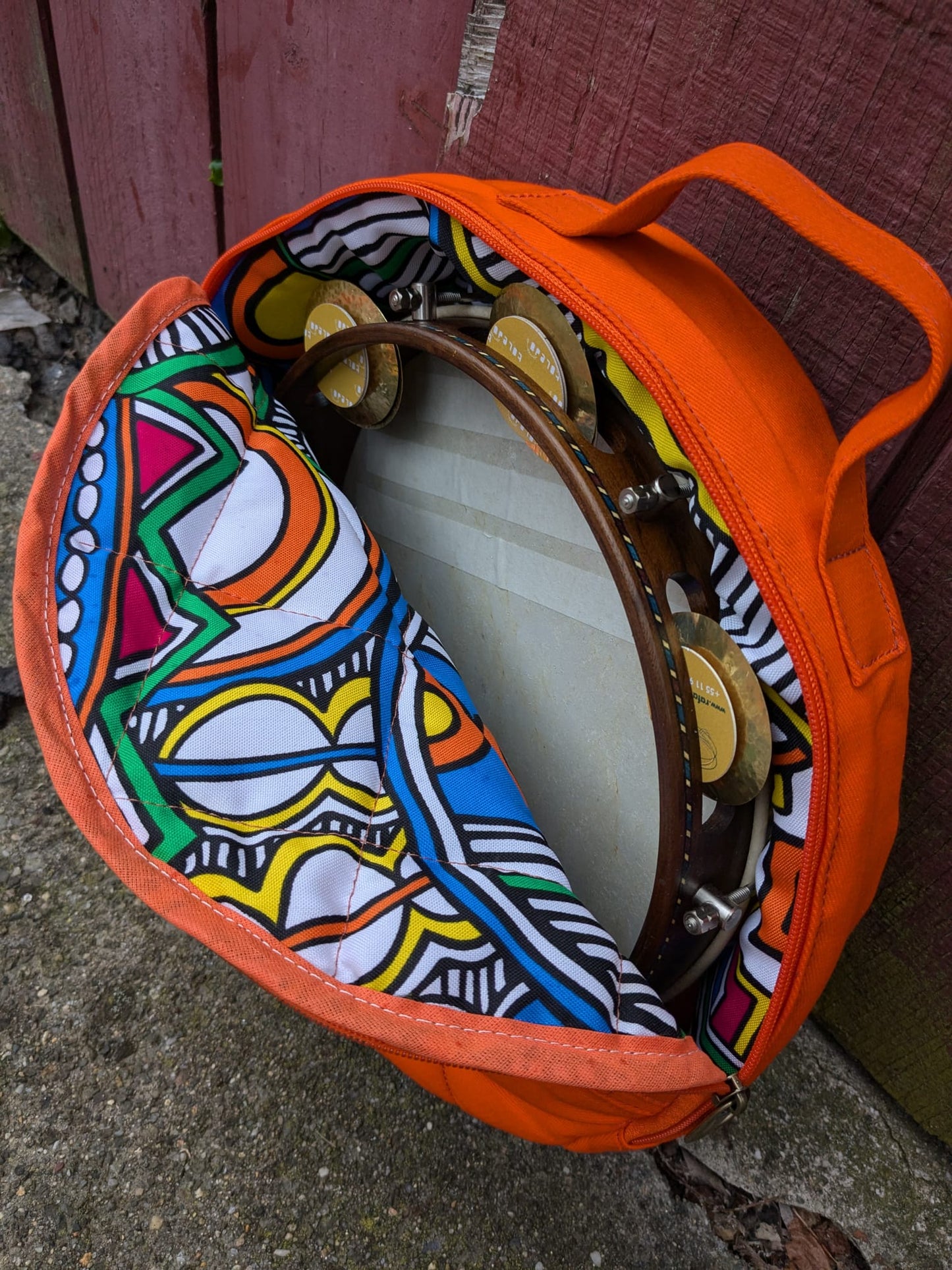 (P4) Pandeiro by Rafael Toledo (Orange bag)