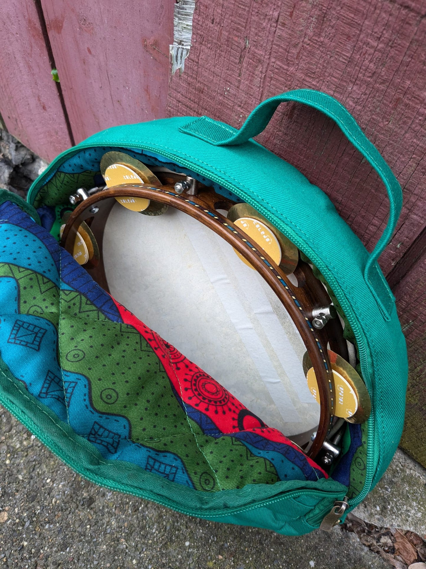 Pandeiro by Rafael Toledo (Teal bag) SOLD