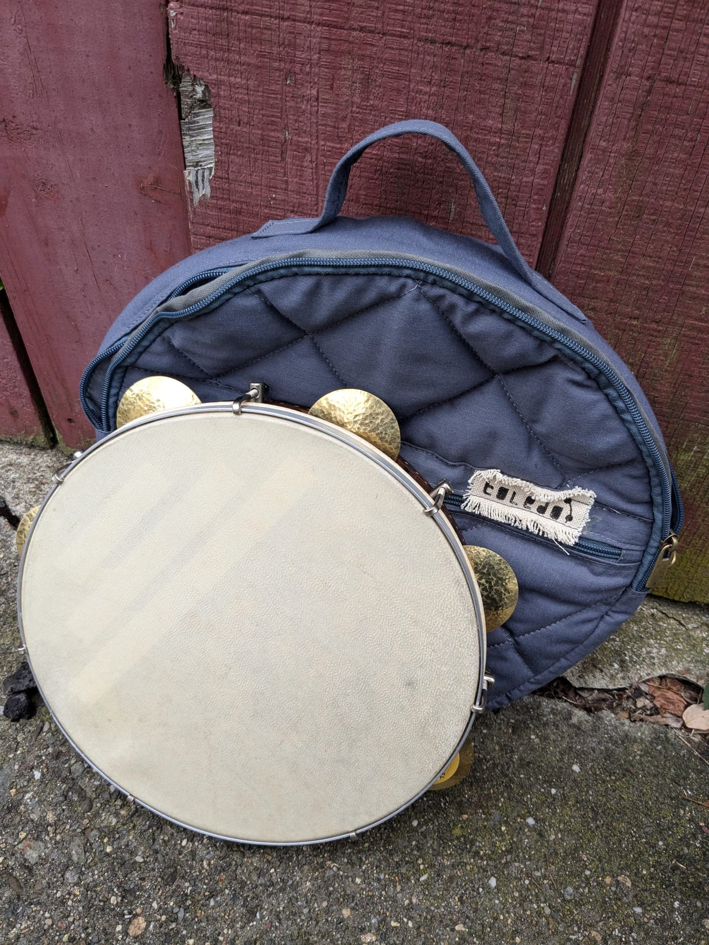 (P7) Pandeiro by Rafael Toledo (Periwinkle bag)