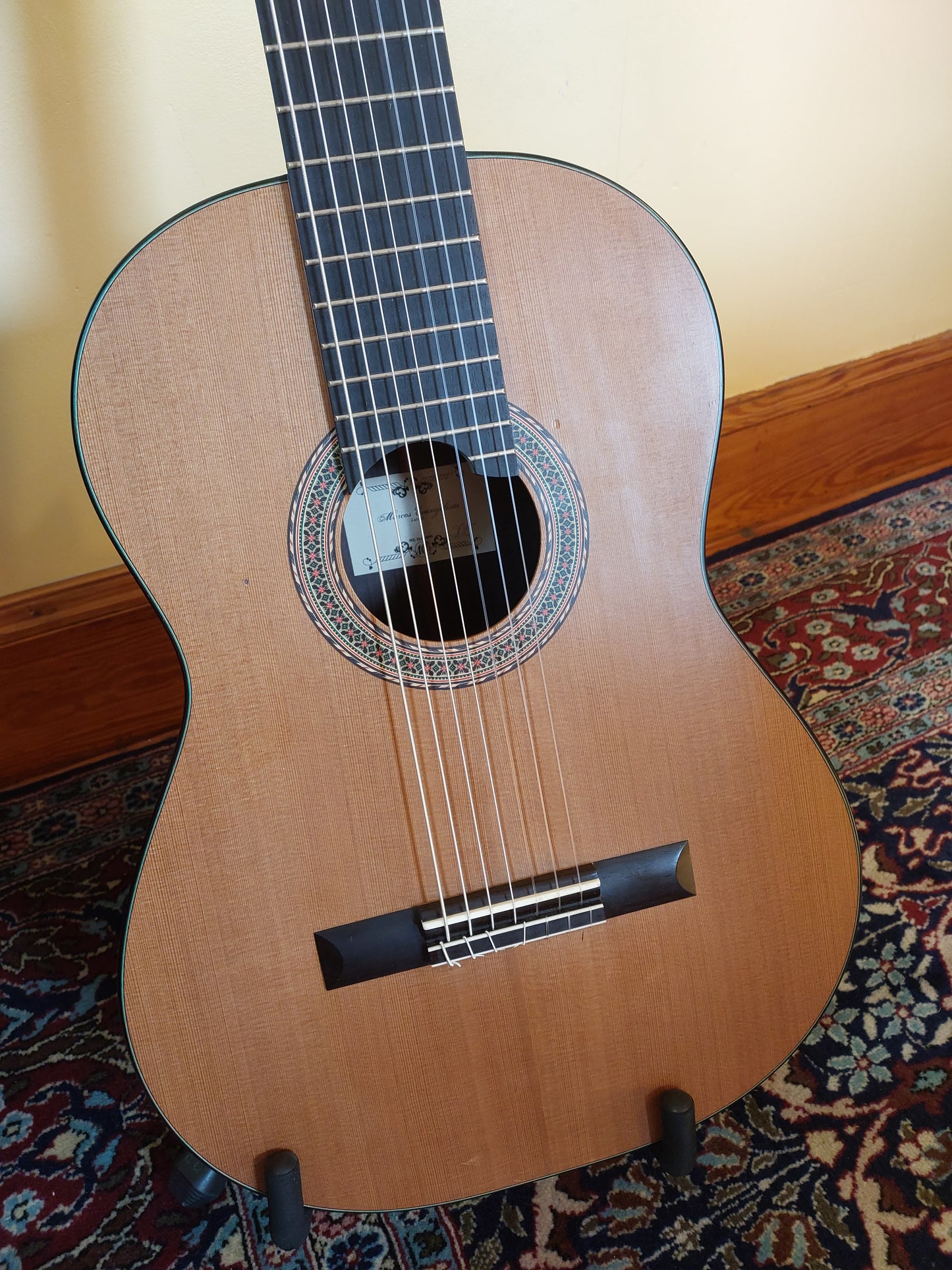 (N6) Marcos Evangelista 7-String Guitar,  2015 (nylon strings)