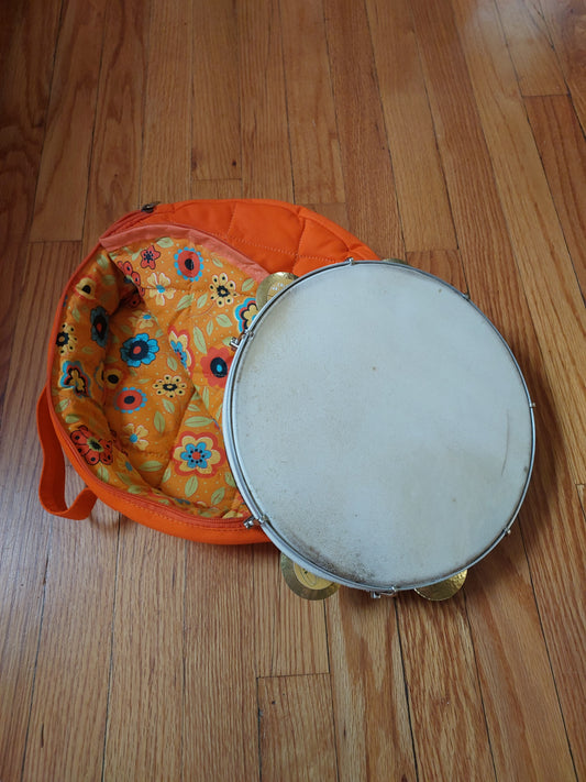 (P5) Pandeiro by Rafael Toledo, Orange bag