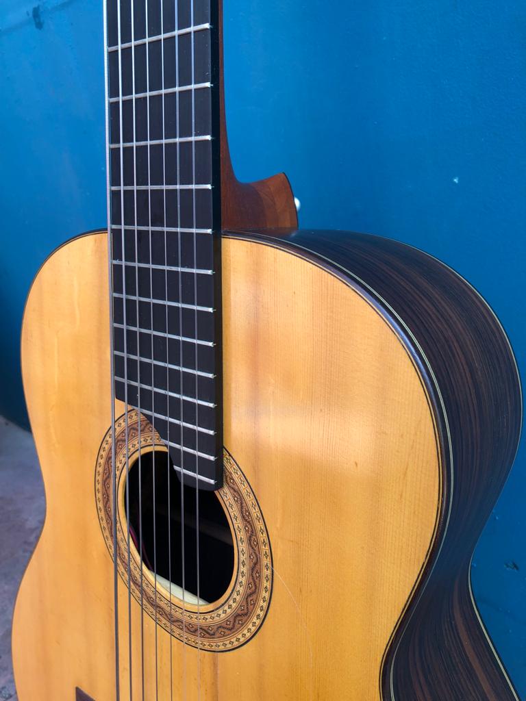 (S2) Lineu Bravo 7-String Guitar,  Modelo Rogério Caetano, (steel strings) SALE PENDING