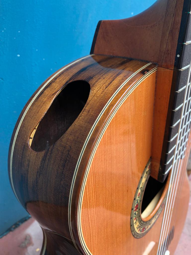 (N5) Jefferson Barros 7-String Guitar,  2022, nylon strings (SALE PENDING)