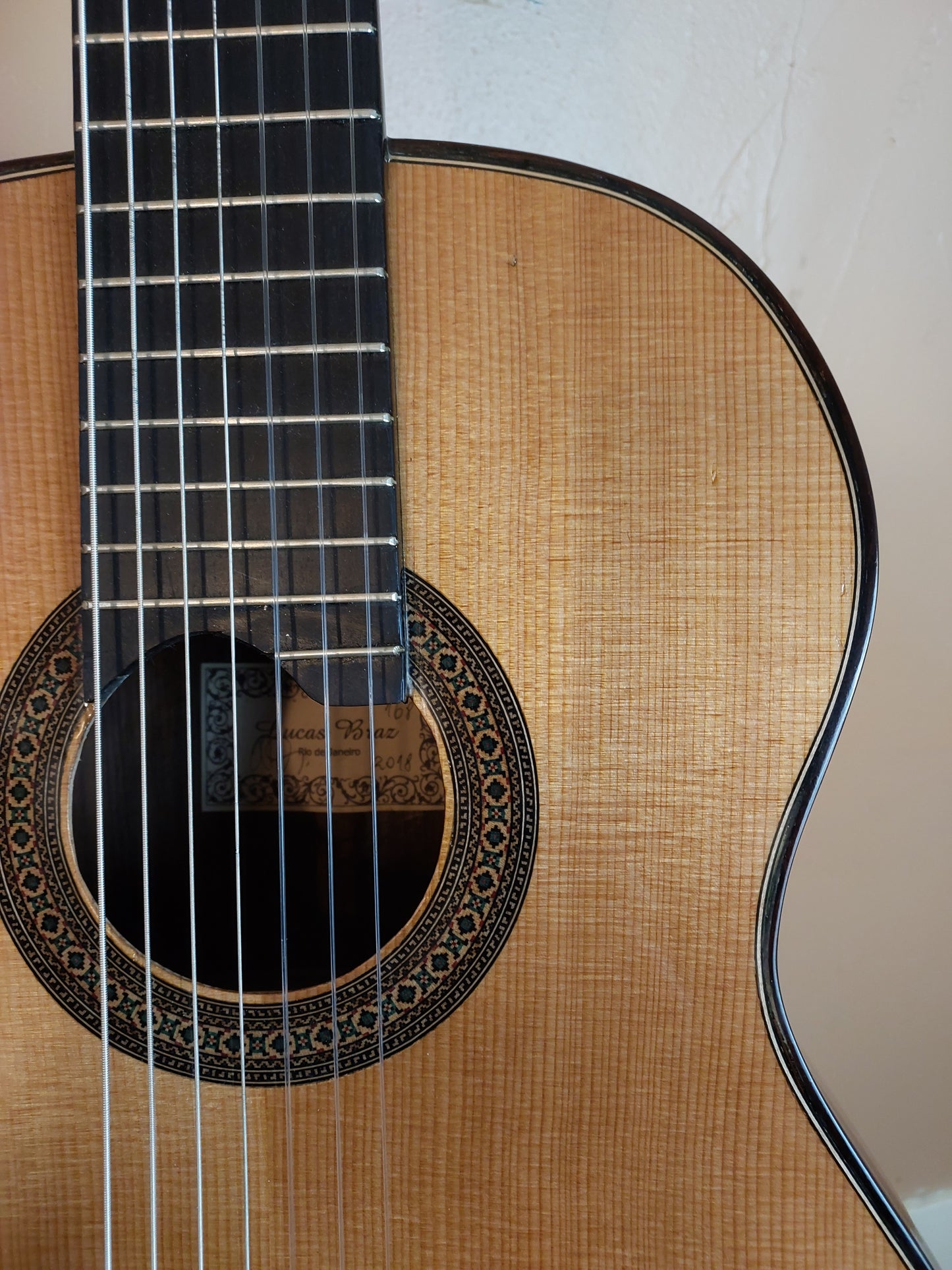 Lucas Bráz 7-String Guitar (nylon strings), 2018 (SOLD)