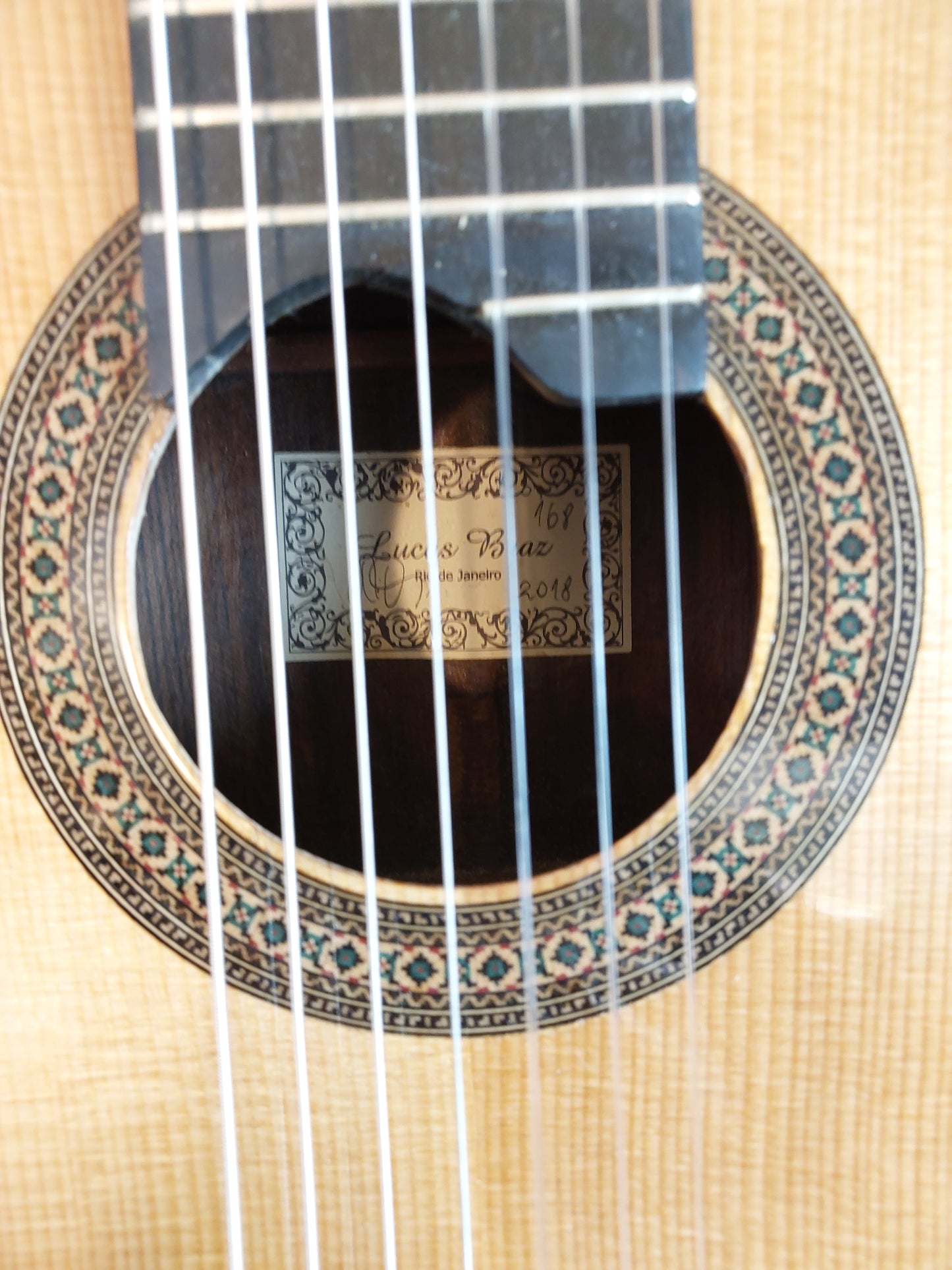 Lucas Bráz 7-String Guitar (nylon strings), 2018 (SOLD)